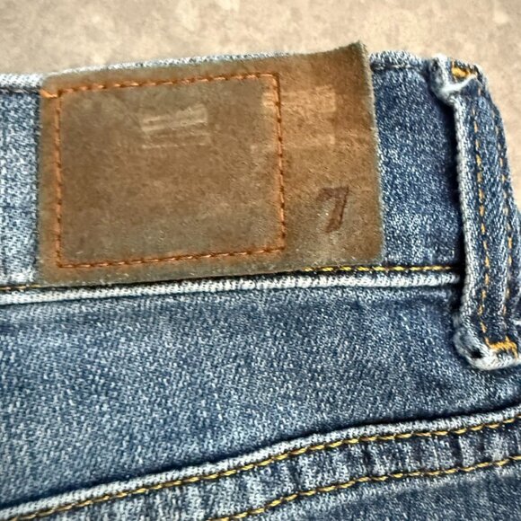 7 For All Mankind Slimmy Coachella Blue Jeans - Size 32 - Picture 15 of 16